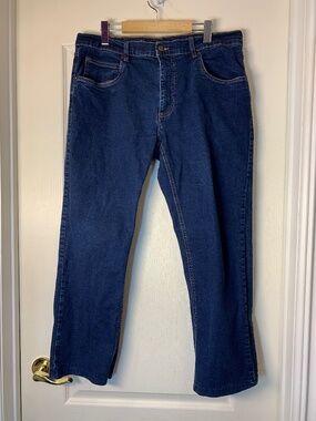 Atlas For Men Dark Wash Straight Leg Jeans Men Size 36 Classic Denim Casual